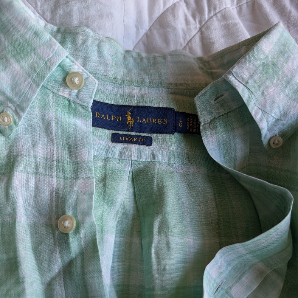 Ralph Lauren Classic Fit Green Shirt